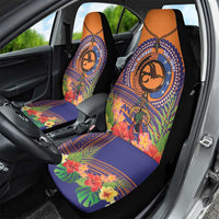 PNG New Ireland Province Car Seat Cover Niu Ailan Necklace Polynesian Tattoo - Polynesian Pride