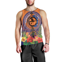 PNG New Ireland Province Men Tank Top Niu Ailan Necklace Polynesian Tattoo - Polynesian Pride
