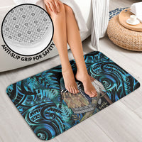 New Zealand Tui Bird Taiaha Bathroom Set Maori Weapon Paua Shell Mix Silver Fern LT14 - Polynesian Pride