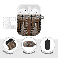 Wahaika New Zealand AirPods Case Maori Weapon Kowhaiwhai Fern Poutama Motifs LT14 - Polynesian Pride