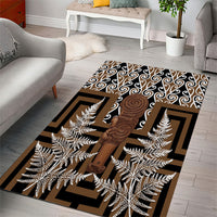 Wahaika New Zealand Area Rug Maori Weapon Kowhaiwhai Fern Poutama Motifs LT14 - Polynesian Pride