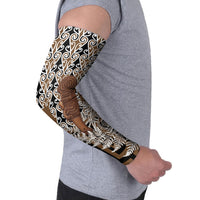 Wahaika New Zealand Arm Sleeves Maori Weapon Kowhaiwhai Fern Poutama Motifs LT14 - Polynesian Pride