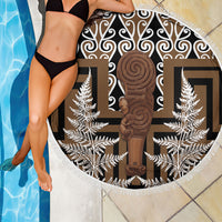 Wahaika New Zealand Beach Blanket Maori Weapon Kowhaiwhai Fern Poutama Motifs LT14 - Polynesian Pride