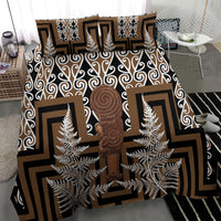 Wahaika New Zealand Bedding Set Maori Weapon Kowhaiwhai Fern Poutama Motifs LT14 - Polynesian Pride