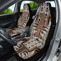 Wahaika New Zealand Car Seat Cover Maori Weapon Kowhaiwhai Fern Poutama Motifs LT14 - Polynesian Pride