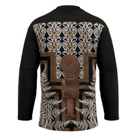 Wahaika New Zealand Hockey Jersey Maori Weapon Kowhaiwhai Fern Poutama Motifs LT14 - Polynesian Pride
