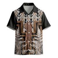 Wahaika New Zealand Kid Hawaiian Shirt Maori Weapon Kowhaiwhai Fern Poutama Motifs LT14 - Polynesian Pride
