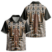 Wahaika New Zealand Kid Hawaiian Shirt Maori Weapon Kowhaiwhai Fern Poutama Motifs LT14 - Polynesian Pride