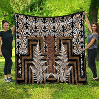 Wahaika New Zealand Quilt Maori Weapon Kowhaiwhai Fern Poutama Motifs LT14 - Polynesian Pride