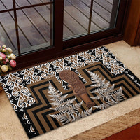 Wahaika New Zealand Rubber Doormat Maori Weapon Kowhaiwhai Fern Poutama Motifs LT14 - Polynesian Pride