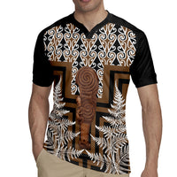 Wahaika New Zealand Rugby Jersey Maori Weapon Kowhaiwhai Fern Poutama Motifs LT14 - Polynesian Pride