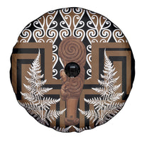 Wahaika New Zealand Spare Tire Cover Maori Weapon Kowhaiwhai Fern Poutama Motifs LT14 - Polynesian Pride