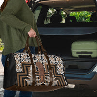 Wahaika New Zealand Travel Bag Maori Weapon Kowhaiwhai Fern Poutama Motifs LT14 - Polynesian Pride
