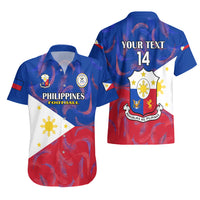 Custom Philippines Football Hawaiian Shirt 2023 World Cup Go Filipinas Feather Flag Version LT14 - Polynesian Pride