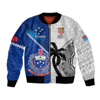custom-fiji-and-samoa-rugby-bomber-jacket-2023-world-cup-samoan-mix-tapa-pattern