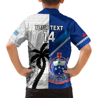 Custom Fiji And Samoa Rugby Hawaiian Shirt 2023 World Cup Samoan Mix Tapa Pattern LT14 - Polynesian Pride
