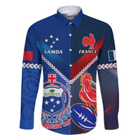samoa-and-france-rugby-family-matching-summer-maxi-dress-and-hawaiian-shirt-2023-world-cup-manu-samoa-with-les-bleus