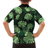 Green Hawaii Kukui Nut Lei Hawaiian Shirt Hawaiian Pattern Monstera Tropical Vibes LT14 - Polynesian Pride
