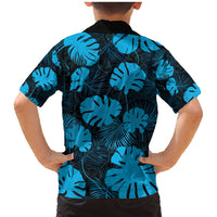Blue Hawaii Kukui Nut Lei Family Matching Mermaid Dress and Hawaiian Shirt Hawaiian Pattern Monstera Tropical Vibes - Polynesian Pride