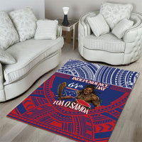 Samoa Independence Day Area Rug 64th Anniversary Toa O Samoa