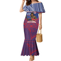 Personalised Samoa Independence Day Family Matching Mermaid Dress and Hawaiian Shirt 64th Anniversary Toa O Samoa