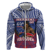 Personalised Samoa Independence Day Hoodie 64th Anniversary Toa O Samoa