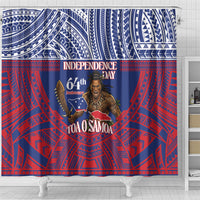 Samoa Independence Day Shower Curtain 64th Anniversary Toa O Samoa