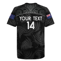 Custom New Zealand Silver Fern Football Rugby Jersey Summer 2024 Olympic Go Aotearoa LT14 - Polynesian Pride