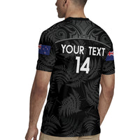 Custom New Zealand Silver Fern Football Rugby Jersey Summer 2024 Olympic Go Aotearoa LT14 - Polynesian Pride