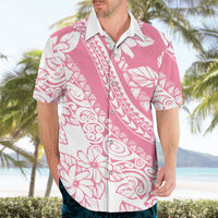 Polynesian Tiare Flower Pink Pastel Vibes Hawaiian Shirt