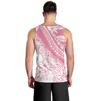 Polynesian Tiare Flower Pink Pastel Vibes Men Tank Top