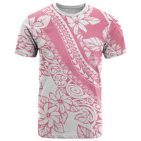Polynesian Tiare Flower Pink Pastel Vibes T Shirt