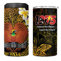 Papua New Guinea 1975 4 in 1 Can Cooler Tumbler Create Our History Inspire Our Future - Polynesian Pride