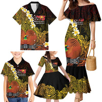 Papua New Guinea 1975 Family Matching Mermaid Dress and Hawaiian Shirt Create Our History Inspire Our Future - Polynesian Pride