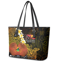 Papua New Guinea 1975 Leather Tote Bag Create Our History Inspire Our Future - Polynesian Pride