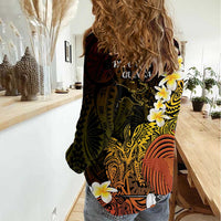 Papua New Guinea 1975 Women Casual Shirt Create Our History Inspire Our Future - Polynesian Pride