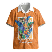 Aloha Hawaii Pua Manu Kid Hawaiian Shirt Hawaiian Bird of Paradise Flowers Stylized Stamp LT14 - Polynesian Pride