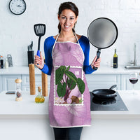 Aloha Hawaii Kalo Apron Hawaiian Taro Leaves Stylized Stamp LT14 - Polynesian Pride