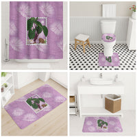 Aloha Hawaii Kalo Bathroom Set Hawaiian Taro Leaves Stylized Stamp LT14 - Polynesian Pride