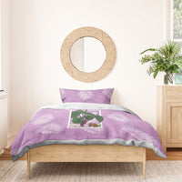 Aloha Hawaii Kalo Bedding Set Hawaiian Taro Leaves Stylized Stamp LT14 - Polynesian Pride