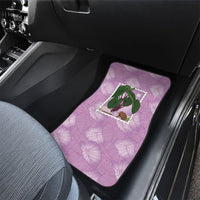 Aloha Hawaii Kalo Car Mats Hawaiian Taro Leaves Stylized Stamp LT14 - Polynesian Pride