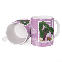 Aloha Hawaii Kalo Ceramic Mug Hawaiian Taro Leaves Stylized Stamp LT14 - Polynesian Pride
