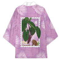 Aloha Hawaii Kalo Kimono Hawaiian Taro Leaves Stylized Stamp LT14 - Polynesian Pride