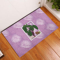 Aloha Hawaii Kalo Rubber Doormat Hawaiian Taro Leaves Stylized Stamp LT14 - Polynesian Pride