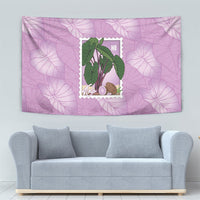 Aloha Hawaii Kalo Tapestry Hawaiian Taro Leaves Stylized Stamp LT14 - Polynesian Pride