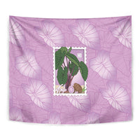 Aloha Hawaii Kalo Tapestry Hawaiian Taro Leaves Stylized Stamp LT14 - Polynesian Pride