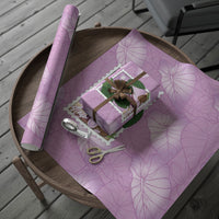 Aloha Hawaii Kalo Wrapping Paper Hawaiian Taro Leaves Stylized Stamp LT14 - Polynesian Pride