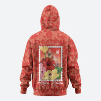 Aloha Hawaii Pua Aloalo Hoodie Hawaiian Hibiscus Flowers Stylized Stamp LT14 - Polynesian Pride