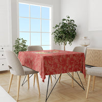Aloha Hawaii Pua Aloalo Tablecloth Hawaiian Hibiscus Flowers Stylized Stamp LT14 - Polynesian Pride