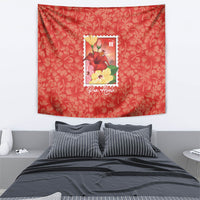 Aloha Hawaii Pua Aloalo Tapestry Hawaiian Hibiscus Flowers Stylized Stamp LT14 - Polynesian Pride